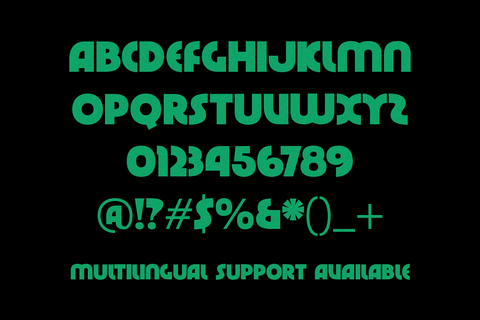 Teenage Garde Typeface Display Font