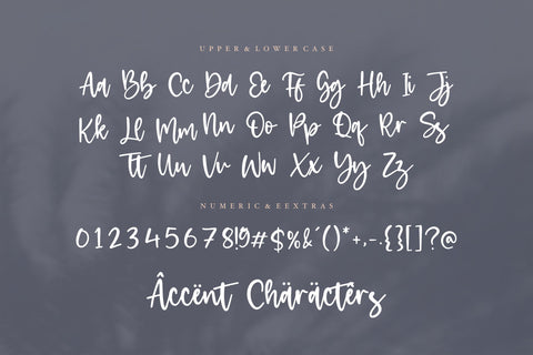 Granite is a Modern Script Font