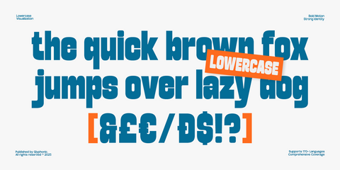 GC Rhygun – Slanted Bold Display