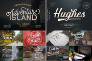 Huge Vintage Font Bundle
