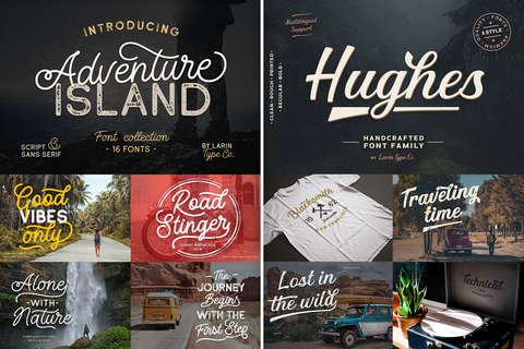 Huge Vintage Font Bundle
