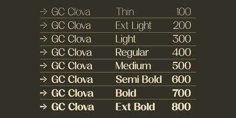 GC Clova - Elegant Sans Display