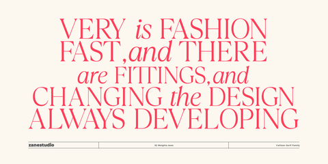 Callisen – Modern & Stylish Serif Font Family