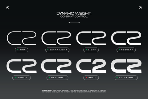 TRT Cenzo Modern Futuristic Sans Serif Typeface