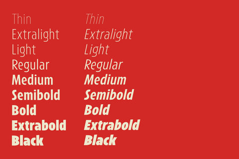 Avanti Condensed Sans