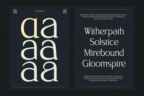 TRT Northem – Elegant Serif Font Family
