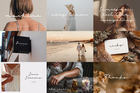 Script Font Collection Bundle