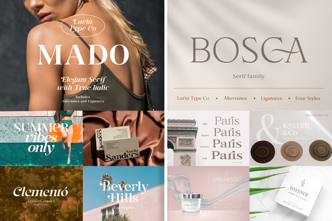 The Elegant Serif Font Bundle