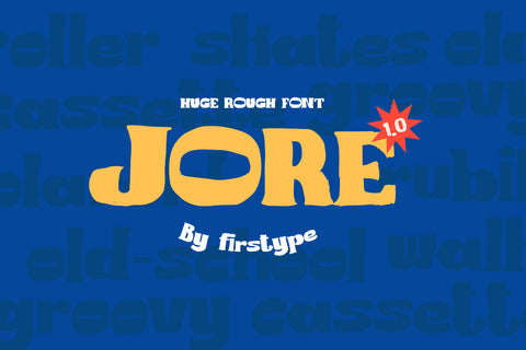 Jore - Rough Display Font