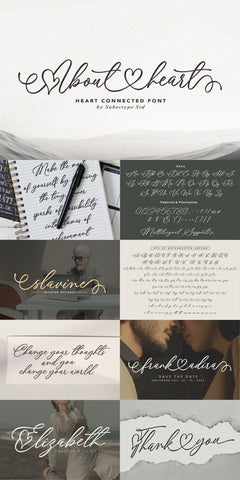 The Enchanted Wedding Font Collection