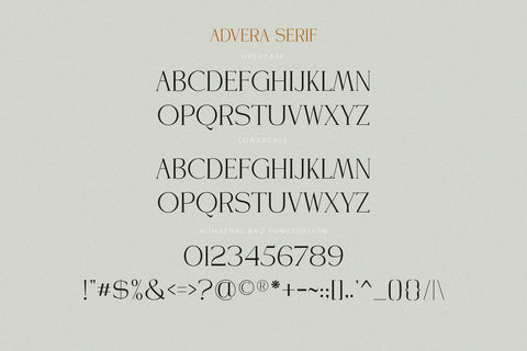ADVERA || font duo
