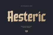 Aesteric Blackletter Gothic