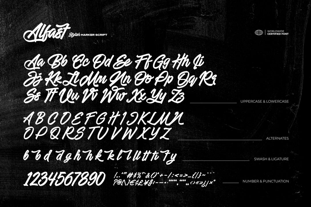 Alfast - Stylish Marker Script – Pixel Surplus