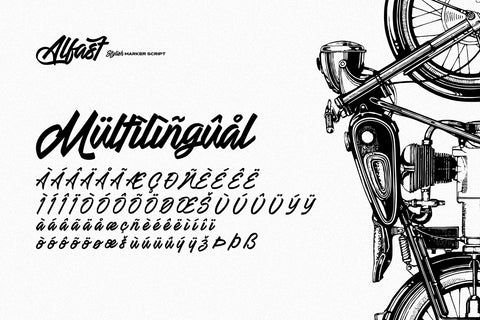 Alfast - Stylish Marker Script