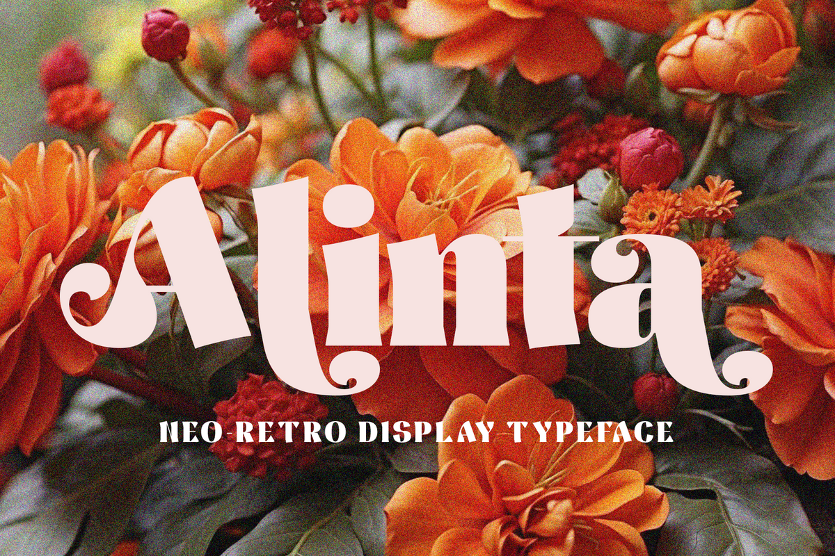 Alinta - Neo Retro Display Typeface – Pixel Surplus