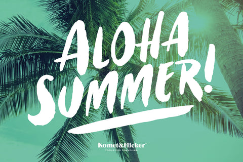 Aloha Summer! - A Beach Script Font