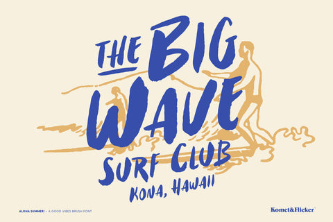 Aloha Summer! - A Beach Script Font