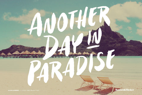 Aloha Summer! - A Beach Script Font