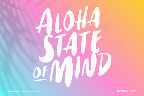 Aloha Summer! - A Beach Script Font