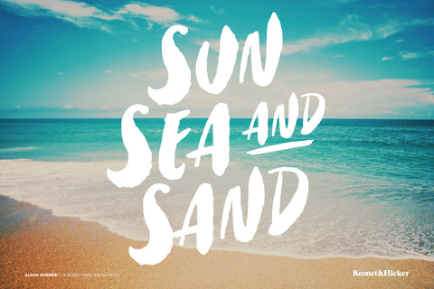 Aloha Summer! - A Beach Script Font