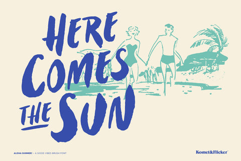 Aloha Summer! - A Beach Script Font