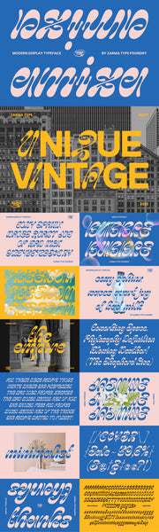 The Inspired Display Font Bundle