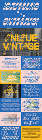 The Inspired Display Font Bundle
