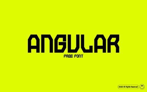 Angular - Free Futuristic Dystopian Font