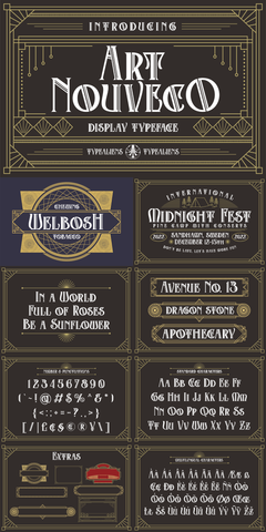 The Art Deco Type Collection