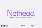 Nethead Grotesque Sans Serif Font