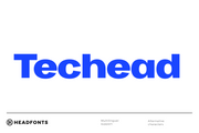 Techead Sans Serif Font Family