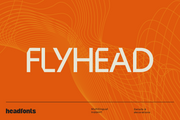 Flyhead Minimalist Technology Font