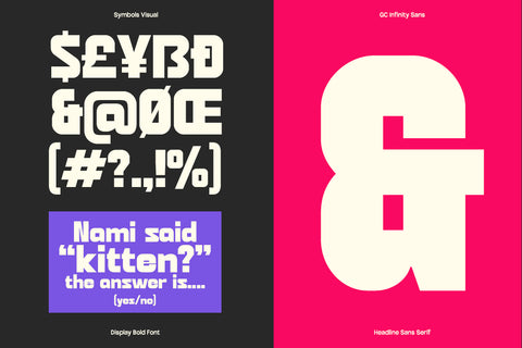GC Infinity - Display Bold Sans