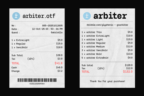 GC Arbiter — Mono Logic Typeface