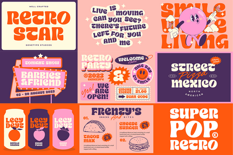 The Hype Summer Groove Font Bundle