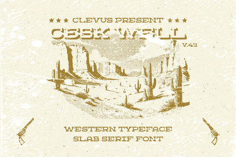 Cask Wall | A Western Font