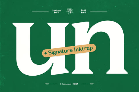 GC Commune – Modern Inktrap Serif