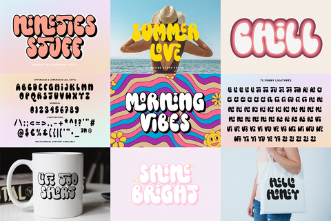The Hype Summer Groove Font Bundle