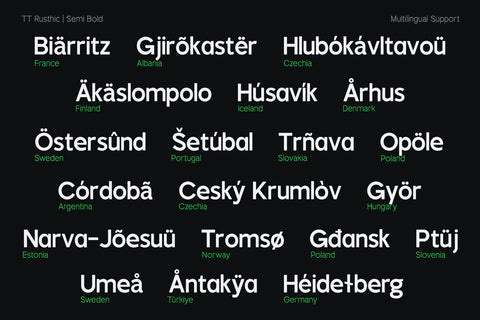 TT Rustic Grotesque Sans