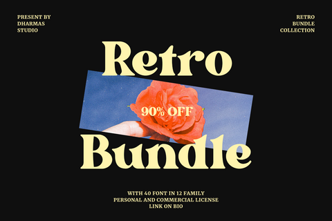 The Retro Font Bundle