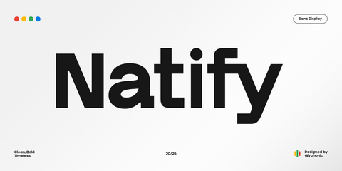 GC Natify – Bold Modern Sans
