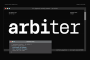 GC Arbiter — Mono Logic Typeface