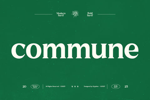 GC Commune – Modern Inktrap Serif