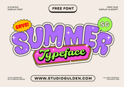 SG Summer - Free Display Font Duo - Pixel Surplus