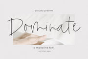 Dominate - Monoline Font