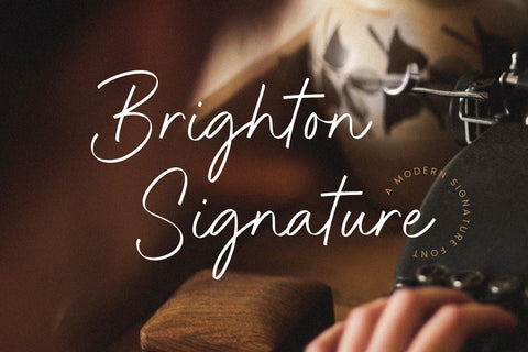 Brighton Signature - Modern Signature Font