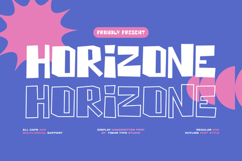 Horizone - Display Handwritten Font