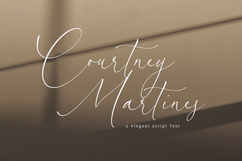 Courtney Martines - Elegant Script Font