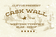 Cask Wall | A Western Font