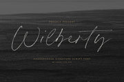 Wilberty – Handbrushed Signature Script Font